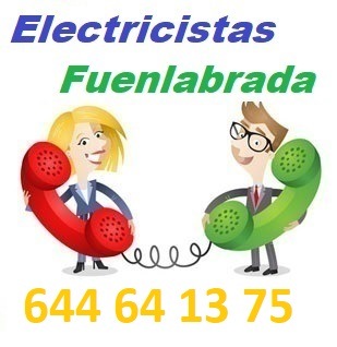 Telefono de la empresa electricistas Fuenlabrada